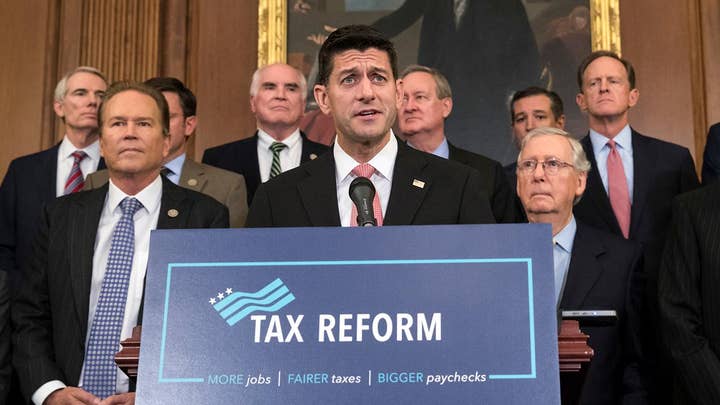 House Republicans unveil tax reform framework