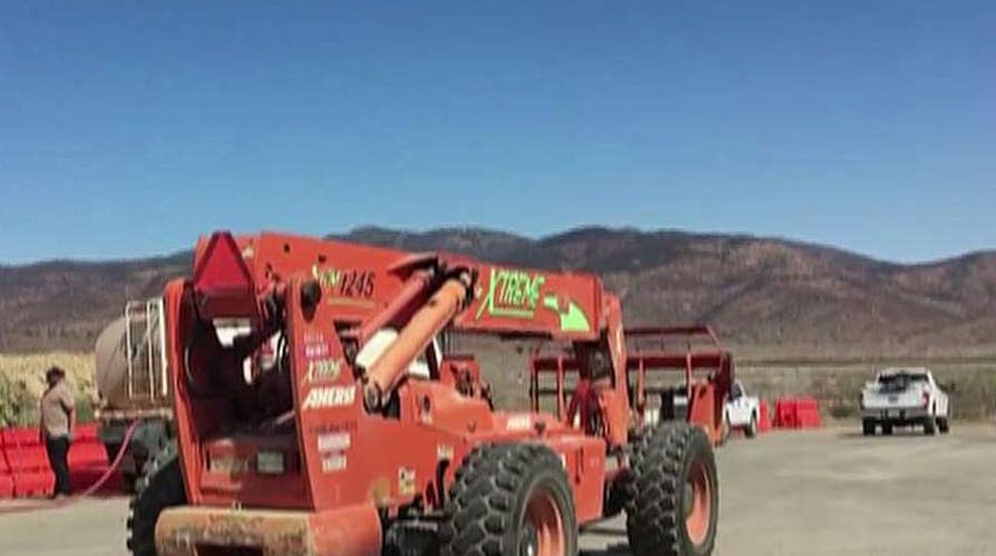 Crews break ground on border wall prototypes in California