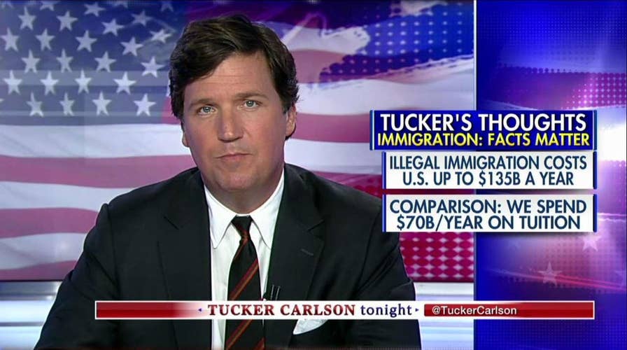 Tucker: Illegal immigration is literally costing US big-time