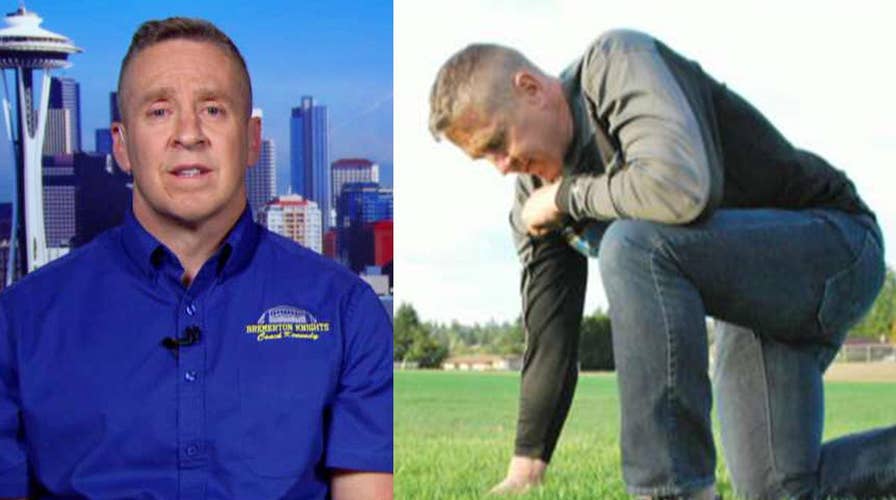 Former football coach: I was fired for taking a knee to pray