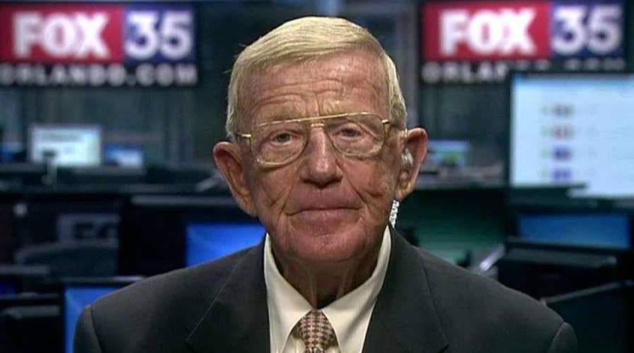Former coach Lou Holtz on anthem protests, NFL ratings