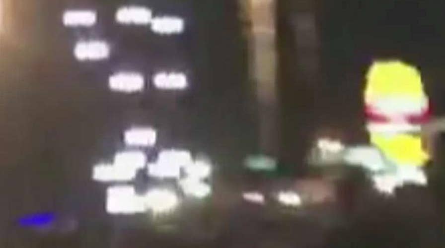 Cellphone video captures moment Vegas shooting started