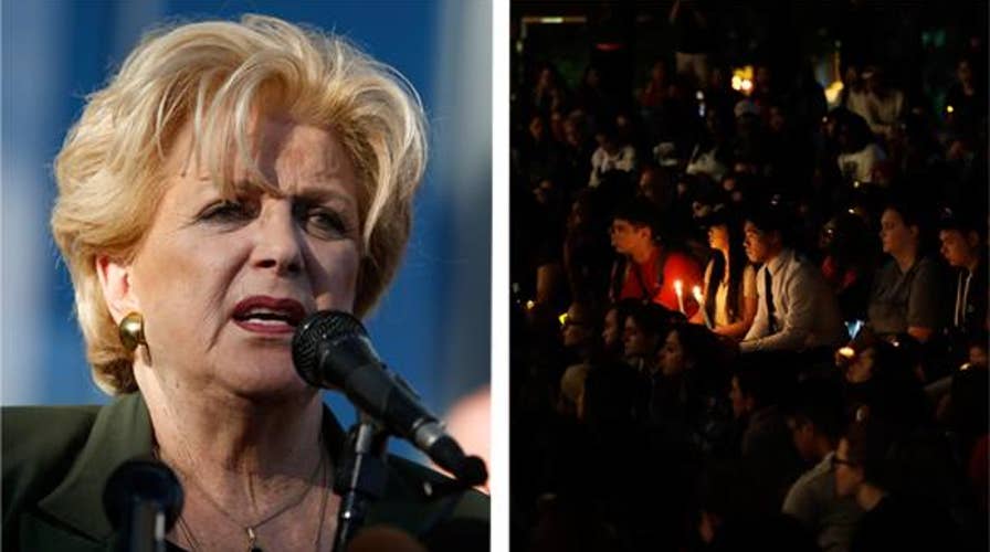 Las Vegas mayor blasts gunman as a 'mad, crazed scumbag'