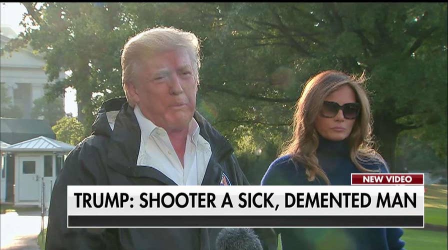 Trump: Las Vegas Shooter a 'Sick, Demented Man'