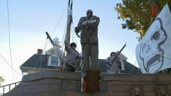 Connecticut professor puts up lavish anti-Trump Halloween display