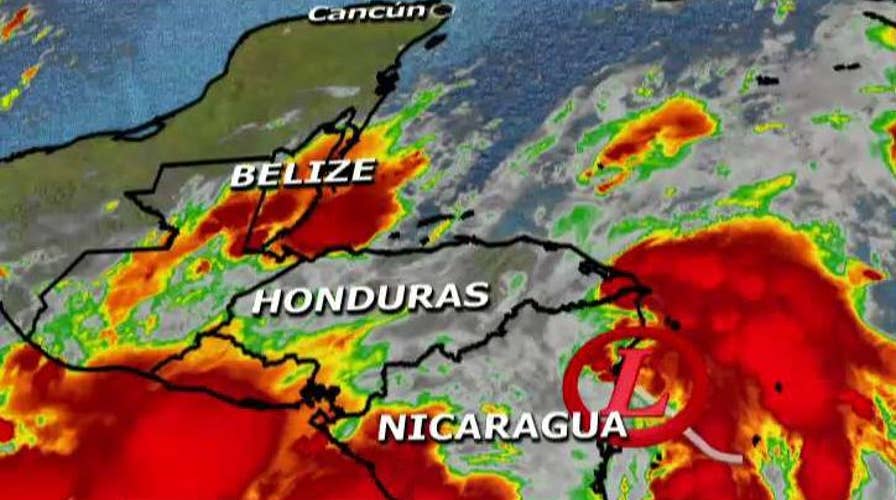 Possible hurricane developing in the Gulf of Mexico