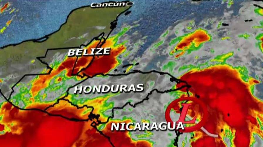 Possible hurricane developing in the Gulf of Mexico