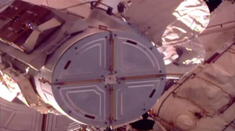 ISS astronauts begin first of three scheduled spacewalks