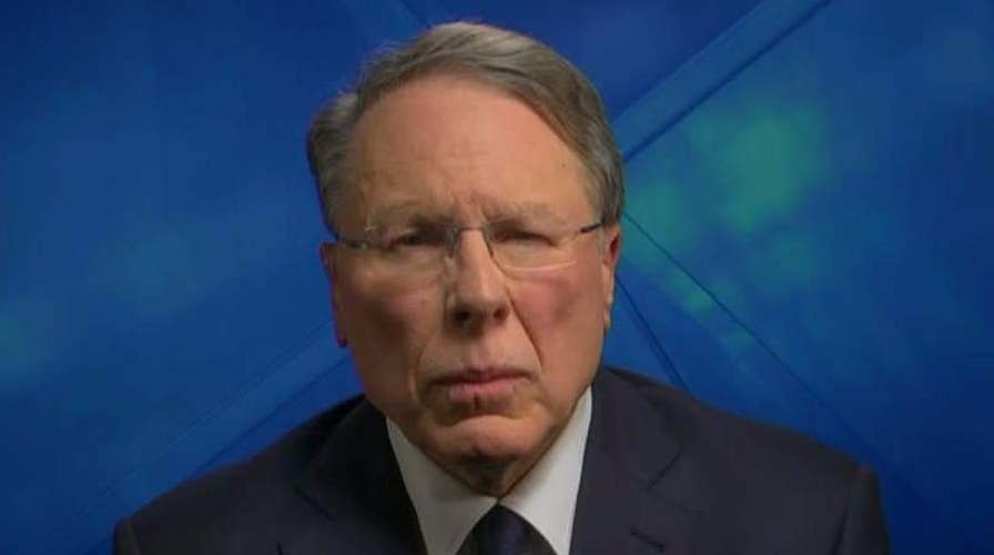 Wayne LaPierre reacts to Las Vegas tragedy, bump stock issue