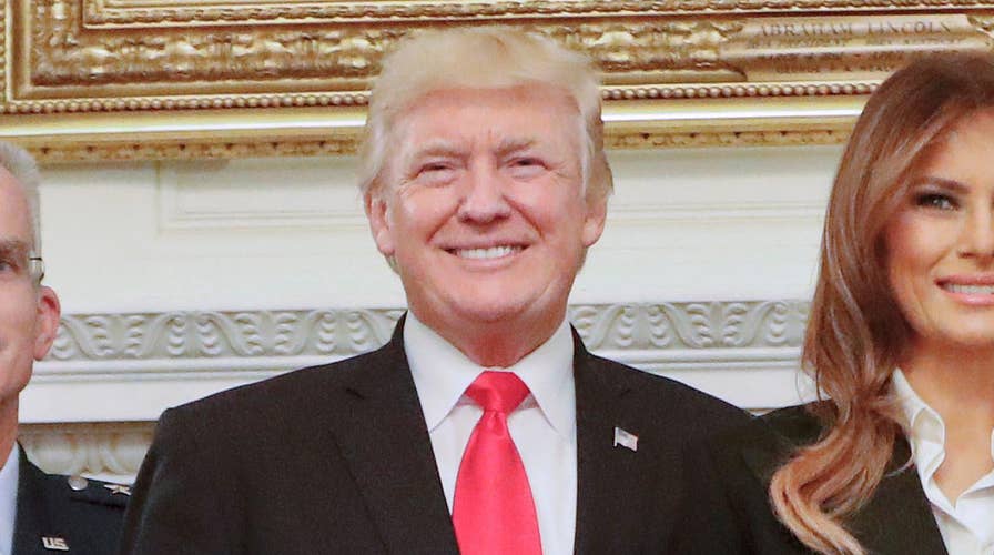 President Trump talks of 'calm before the storm'