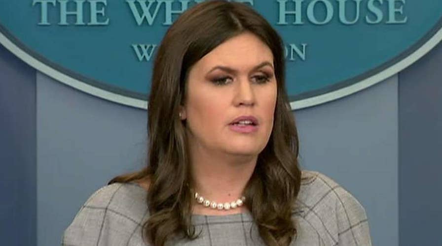 Sanders won't clarify Trump's 'calm before the storm' remark