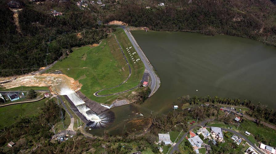 Repair efforts under way on damaged dam in Puerto Rico