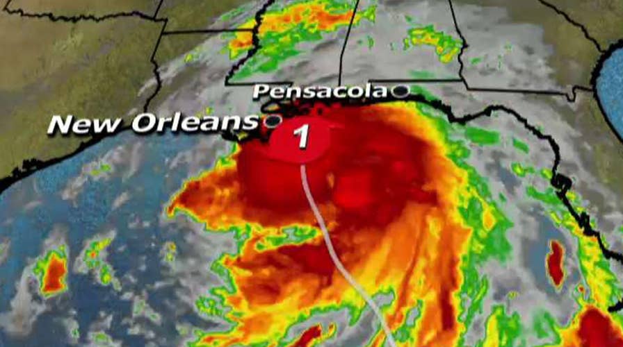 Hurricane Nate makes landfall near Mississippi River