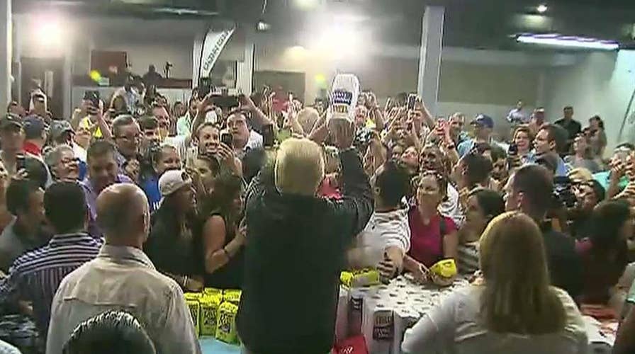 Media hit Trump's Puerto Rico trip