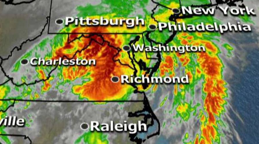 National forecast for Monday, October 9