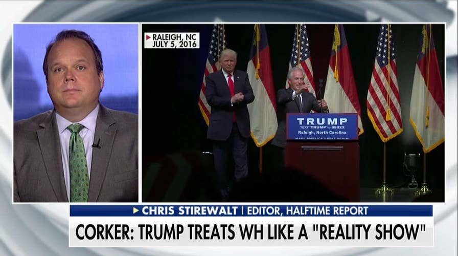 Stirewalt: Corker Hinting That Trump Is Not in Charge of His