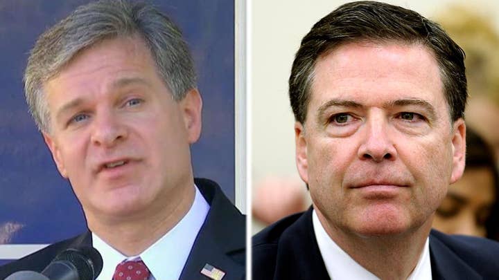 FBI director says there is no investigation into James Comey