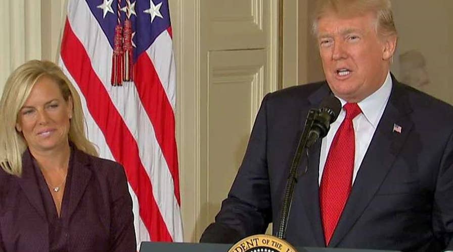 Trump nominates Kirstjen Nielsen as the new DHS secretary