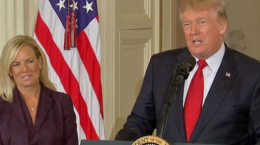 Trump nominates Kirstjen Nielsen as the new DHS secretary
