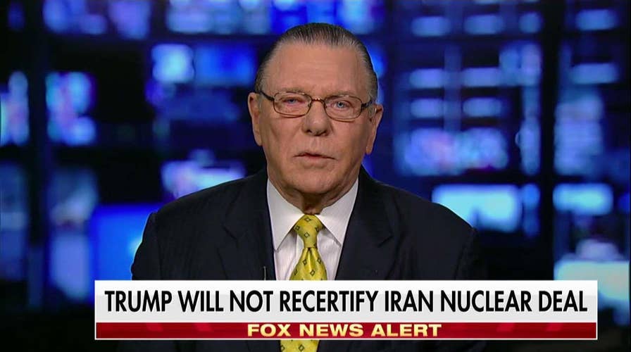 Gen. Keane reacts to Trump "decertifying" Iran deal