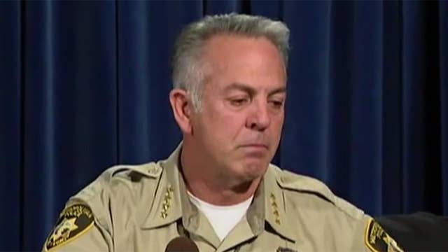 Vegas sheriff gets emotional, clarifies shooting timeline