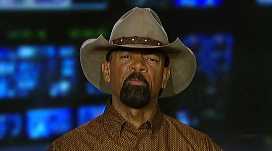 David Clarke slams Clinton for comparing Trump to Weinstein