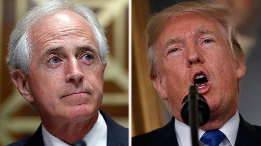 Feud with Sen. Corker puts focus on Trump's tax cuts