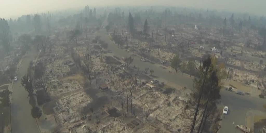 Cal wildfires: Drone footage captures Santa Rosa decimation | Fox News ...