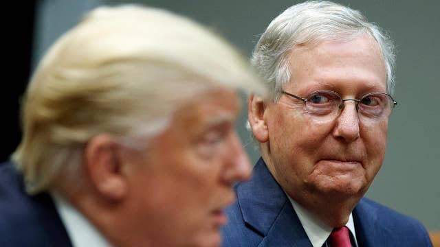 Trump, McConnell set for tense talks on GOP's fall agenda