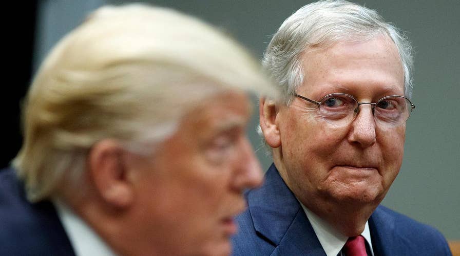 Trump, McConnell set for tense talks on GOP's fall agenda