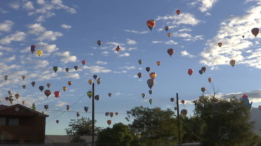 Competitive hot air ballooning heats up in New Mexico