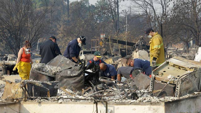 Crews making headway against California wildfires
