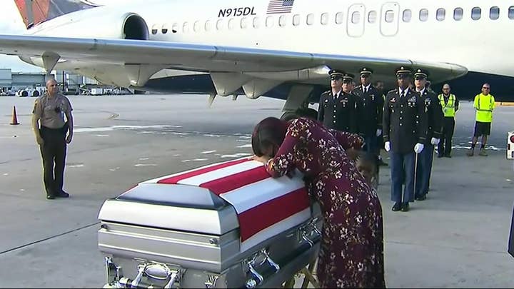 Trump’s call with fallen soldier’s widow gets political