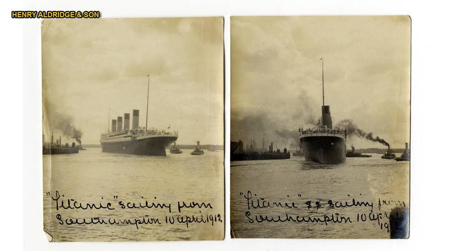 Rare Titanic photos up for auction