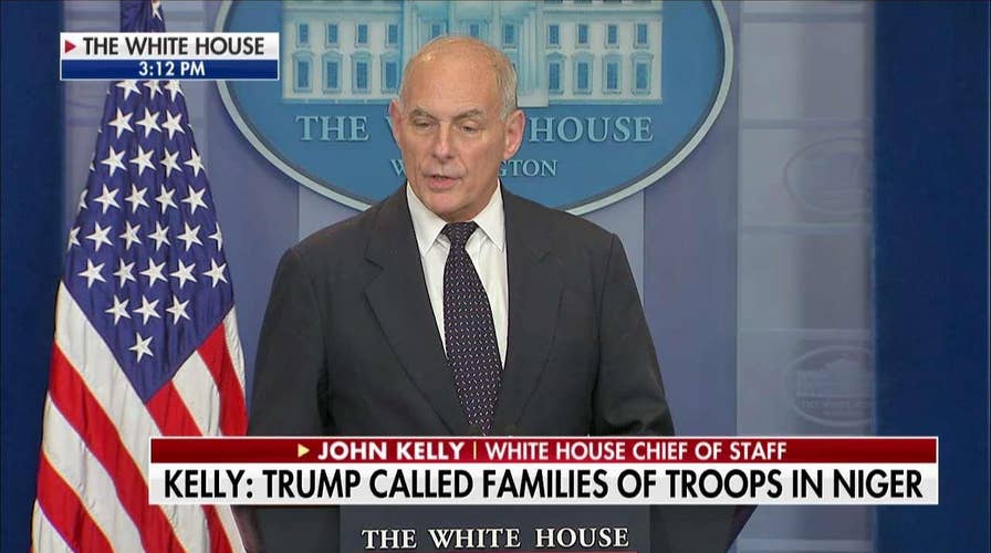 Kelly Discusses Trump Phone Call to Dead Soldier's Widow