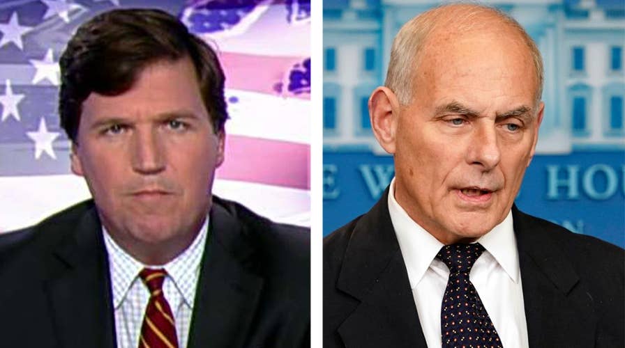Tucker: Kelly's words echoed a better age, the left attacked