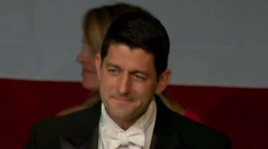 Paul Ryan takes jabs at Trump, Schumer at Al Smith Dinner