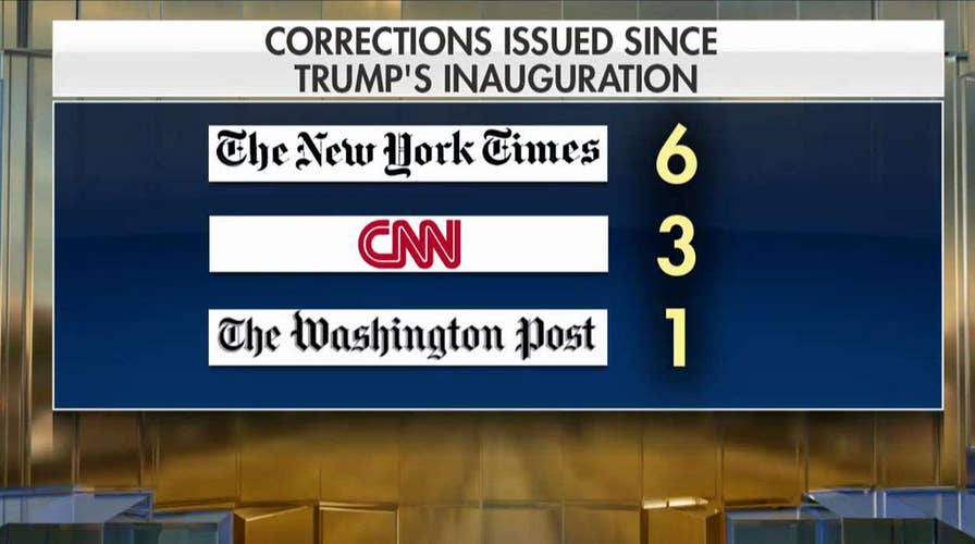 Mainstream media racks up President Trump retractions