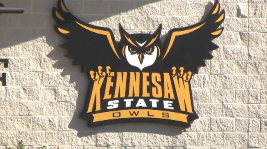 Kneeling college cheerleaders spark controversy