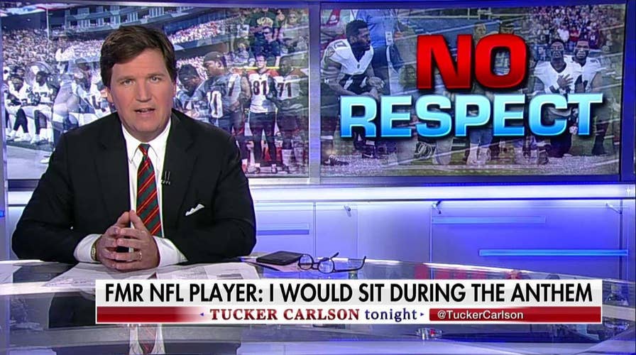 Tucker Debates NFL Player on Anthem Protests