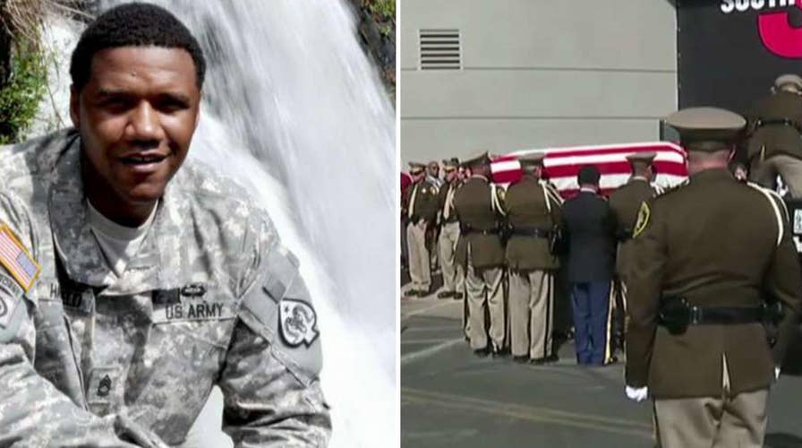 Funeral held for officer killed in Las Vegas shooting