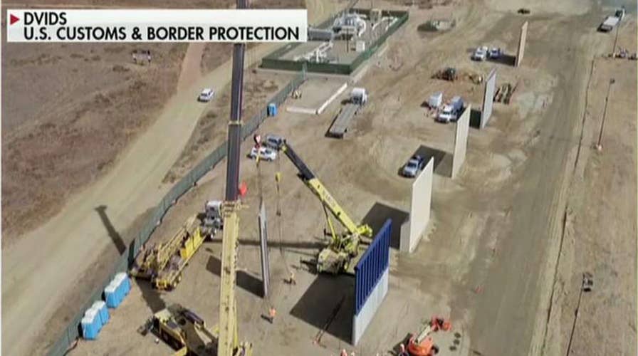 Border wall prototypes revealed