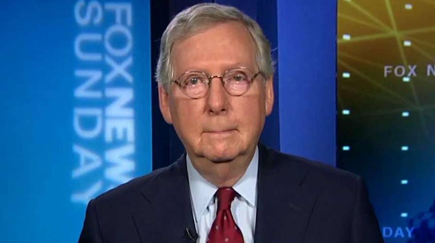 Mitch McConnell on his united front with President Trump