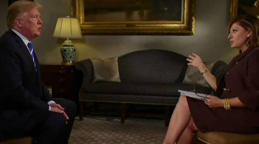 Trump on lowering the corporate tax rate, working with Dems