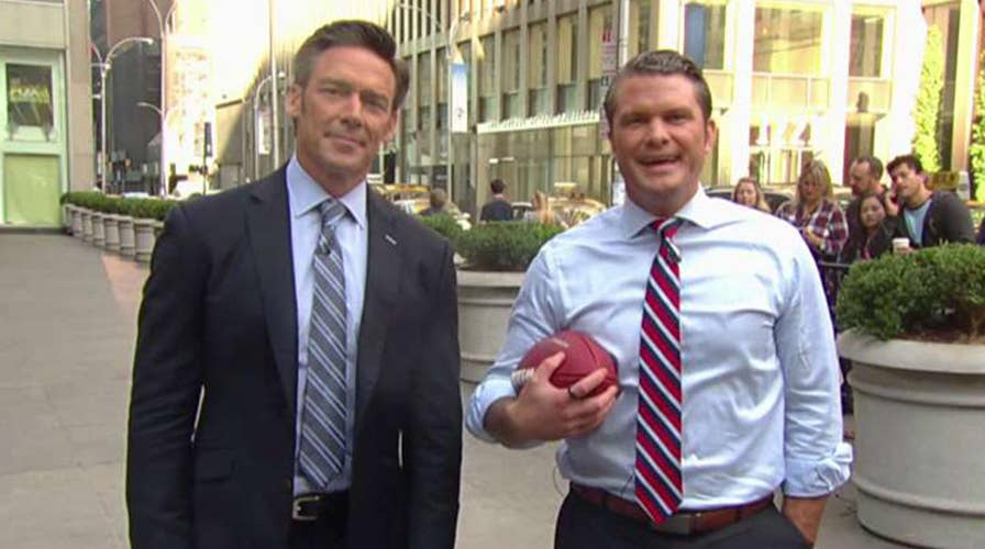 'Fox & Friends' football challenge: Hegseth vs. Sehorn