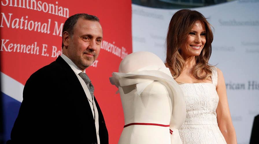Melania Trump donates inaugural ball gown to Smithsonian