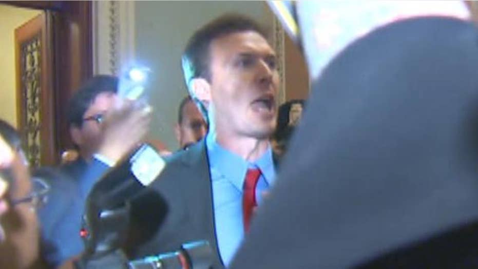 Protester: Trump is treason