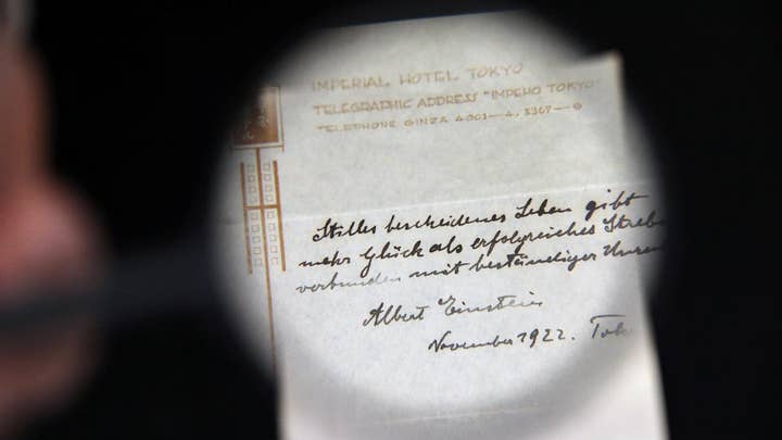 Einstein’s theory of happiness sold for $1.6 million: What is it?