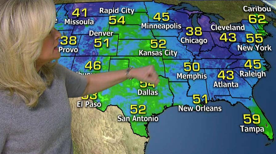 National forecast for Thursday, October 26