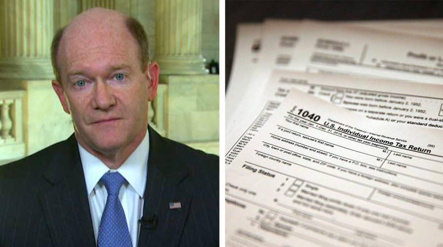 Sen. Chris Coons calls for bipartisan tax reform proposal